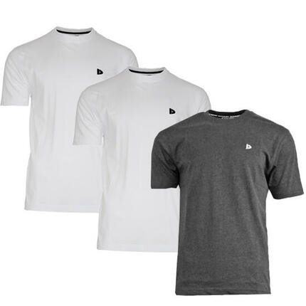 Lot de 3 t-shirts homme Vince, col rond, 100 % coton