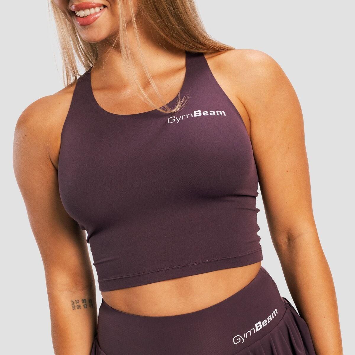 Top donna palestra cropped viola BEAT 6/7