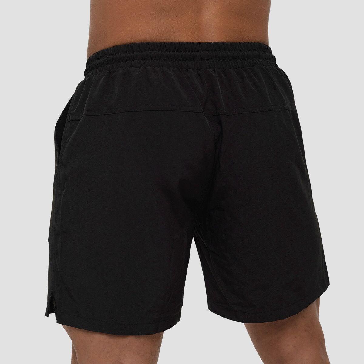 Uomo nuoto costume da bagno asciugatura rapida nero 2/6