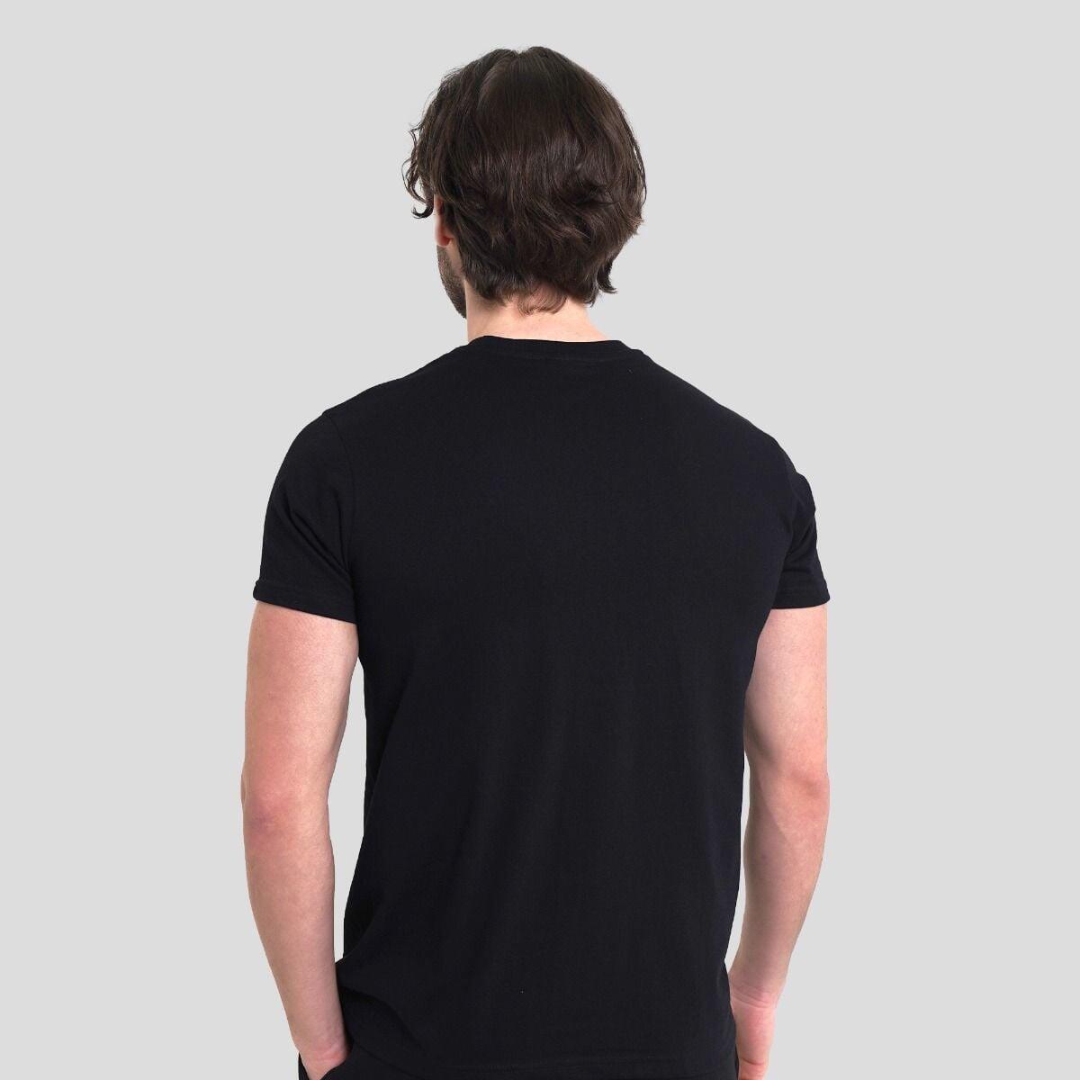 Uomo palestra maglietta cotone nera Lift 3/5