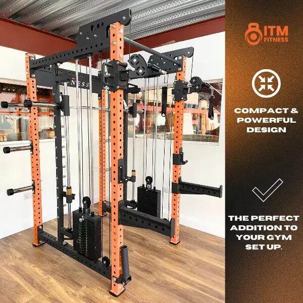 ITM Fitness Commercial Multifunctional Power Rack - Dual 80kg Stacks 3/7