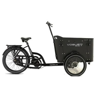 Vogue avenger e-bakfiets zwart ananda 110nm 50km shimano 8 hydraulisch