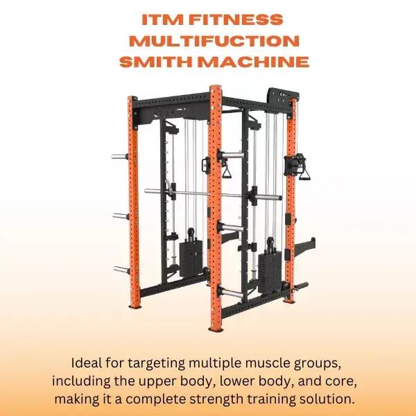 ITM Fitness Commercial Multifunctional Power Rack - Dual 80kg Stacks 4/7