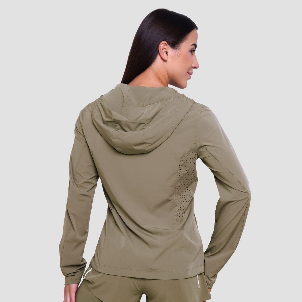 Donna corsa giacca impermeabile Vetiver Pulse 3/7
