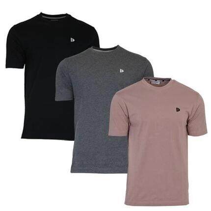 Lot de 3 t-shirts homme Vince, col rond, 100 % coton