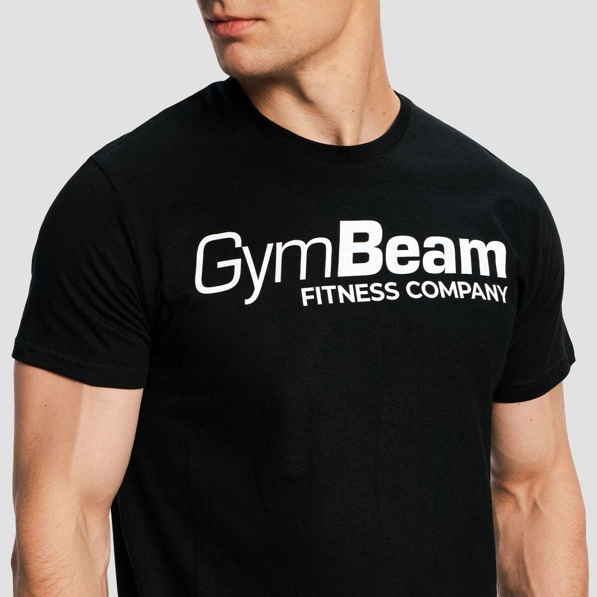 Uomo fitness maglietta basic nera 2/6