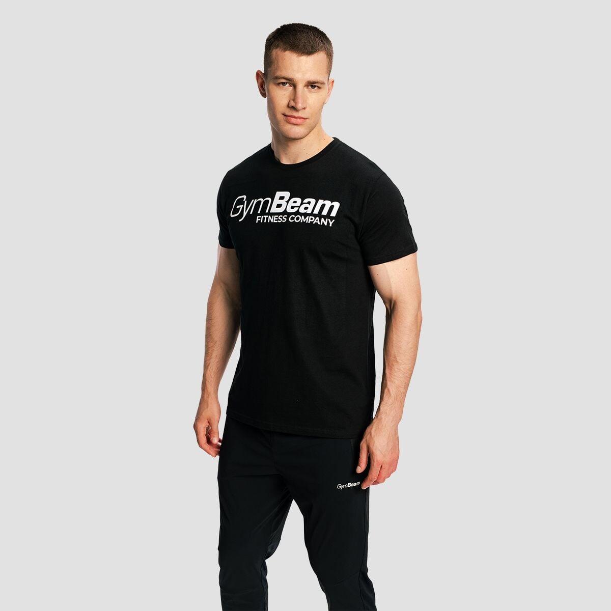 Uomo fitness maglietta basic nera 4/6