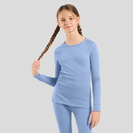 Maillot Manches Longues Odlo Active Warm Eco Gris Enfant