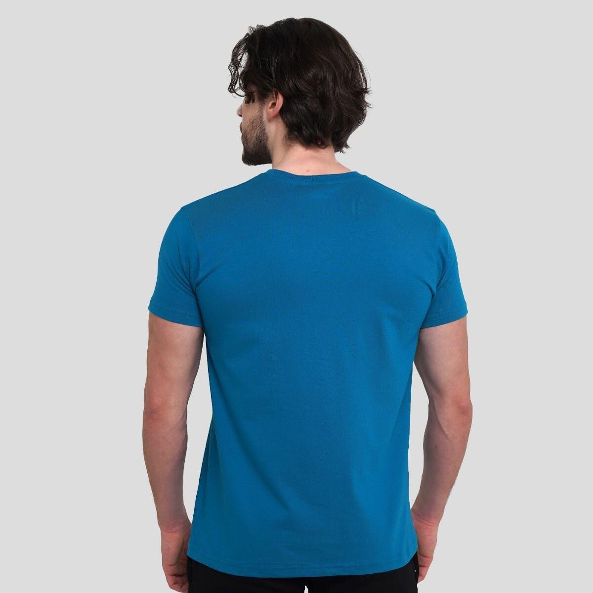 Uomo palestra maglietta cotone blu Lift 3/5
