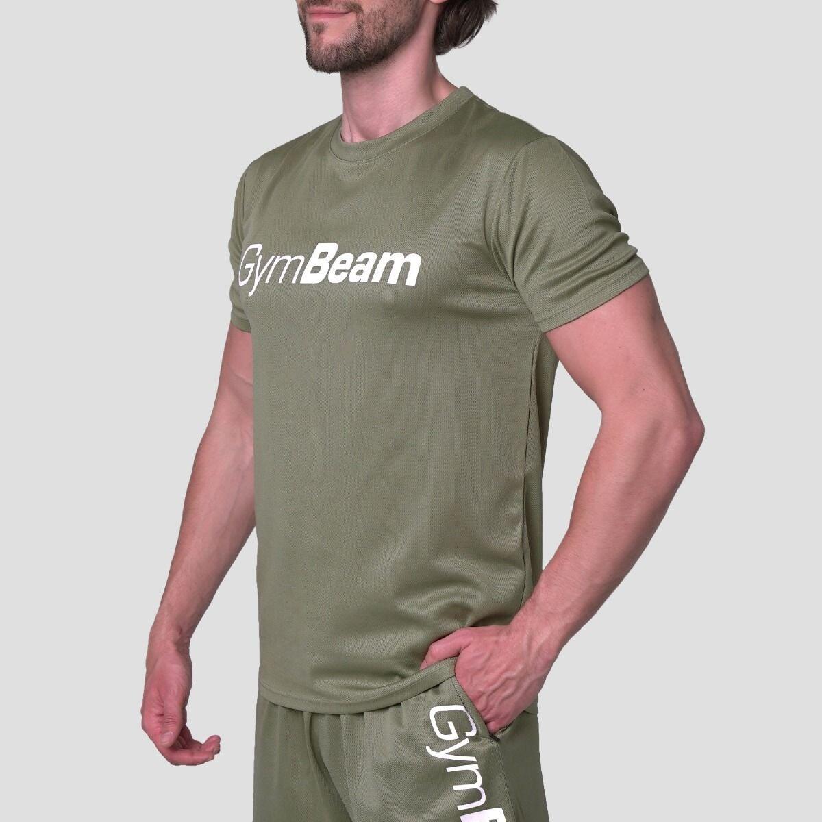 Uomo t-shirt regular fit verde Essence 2/5