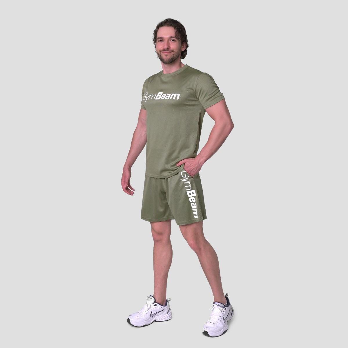 Uomo t-shirt regular fit verde Essence 4/5