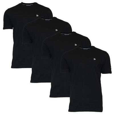 4-pack heren t-shirt vince ronde hals 100% katoen