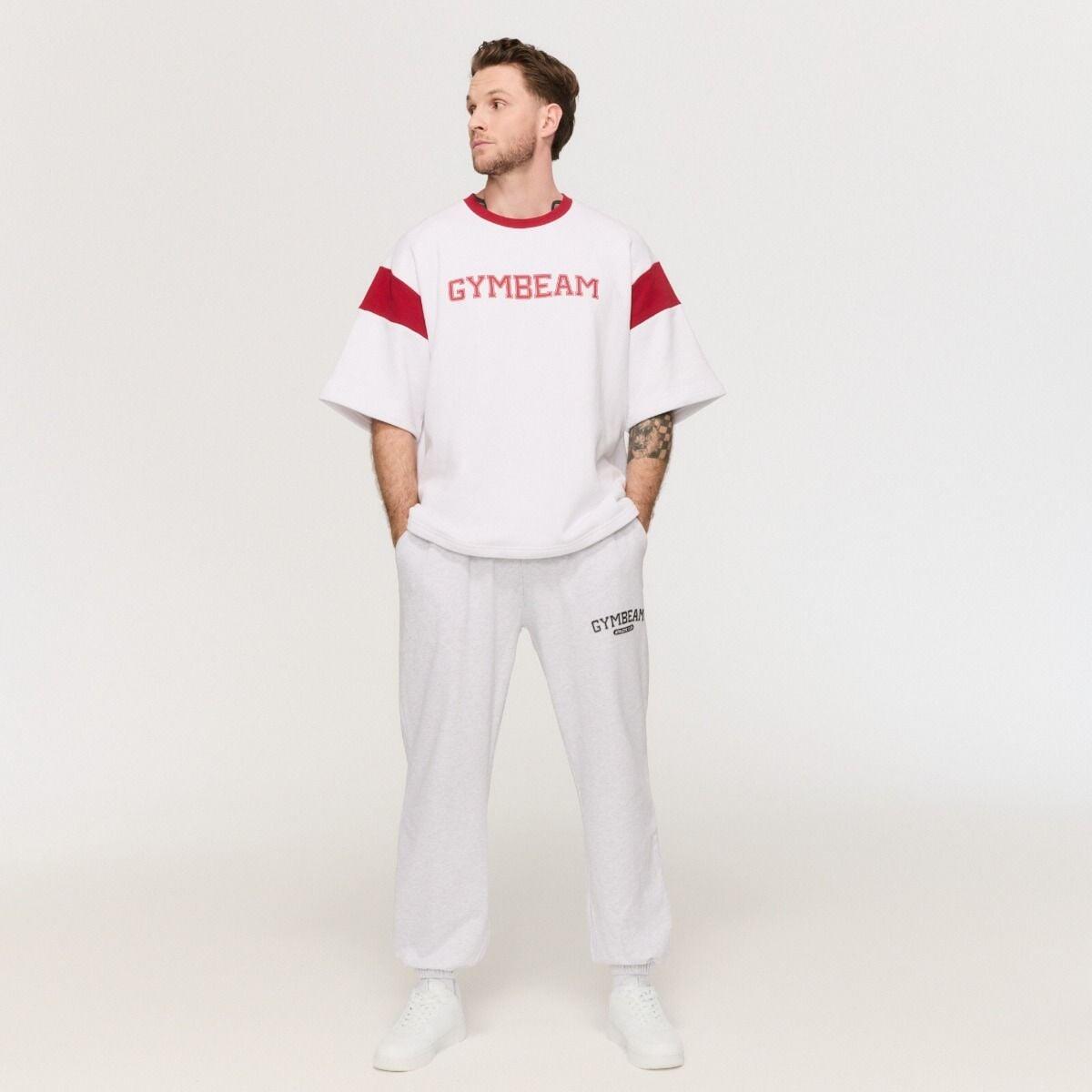 Uomo maglietta 420 GSM bianca Varsity 4/6