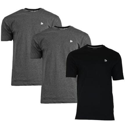 Lot de 3 t-shirts homme Vince, col rond, 100 % coton