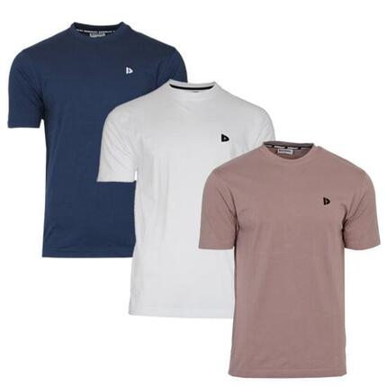 Lot de 3 t-shirts homme Vince, col rond, 100 % coton