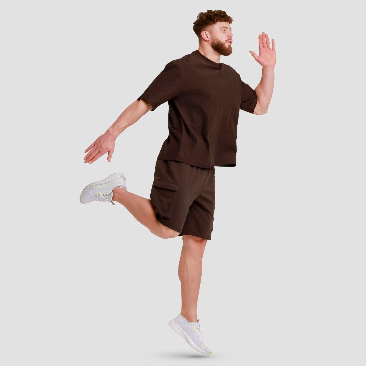 Uomo t-shirt cotone marrone Unstoppable 5/7