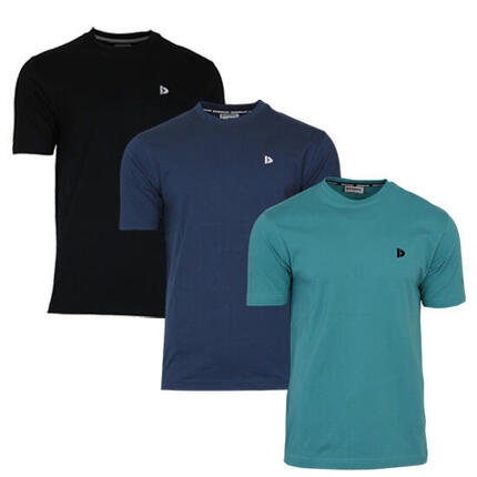 Lot de 3 t-shirts homme Vince, col rond, 100 % coton