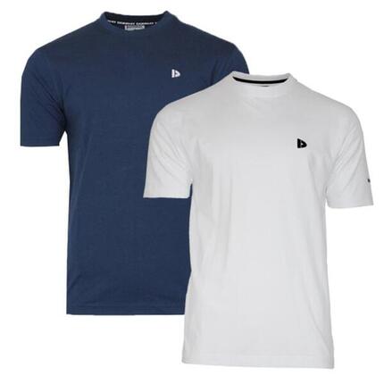 Lot de 2 t-shirts homme Vince, col rond, 100 % coton