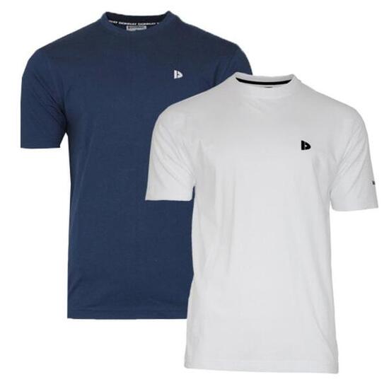 Lot de 2 t-shirts homme Vince, col rond, 100 % coton