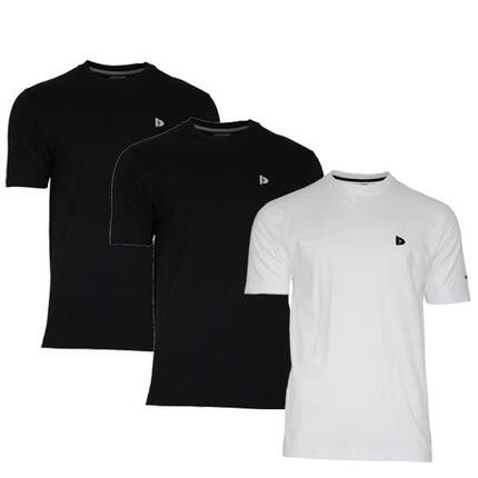 Lot de 3 t-shirts homme Vince à col rond, 60 % coton / 40 % polyester