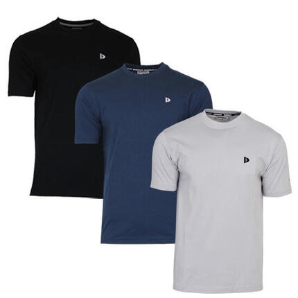 Lot de 3 t-shirts homme Vince à col rond, 60 % coton / 40 % polyester
