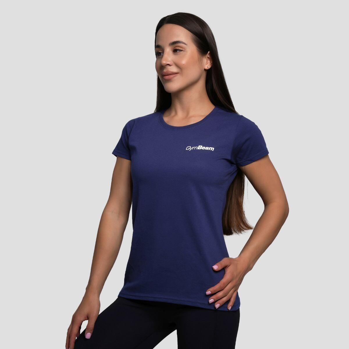 Donna t-shirt traspirante blu navy Basic 4/6