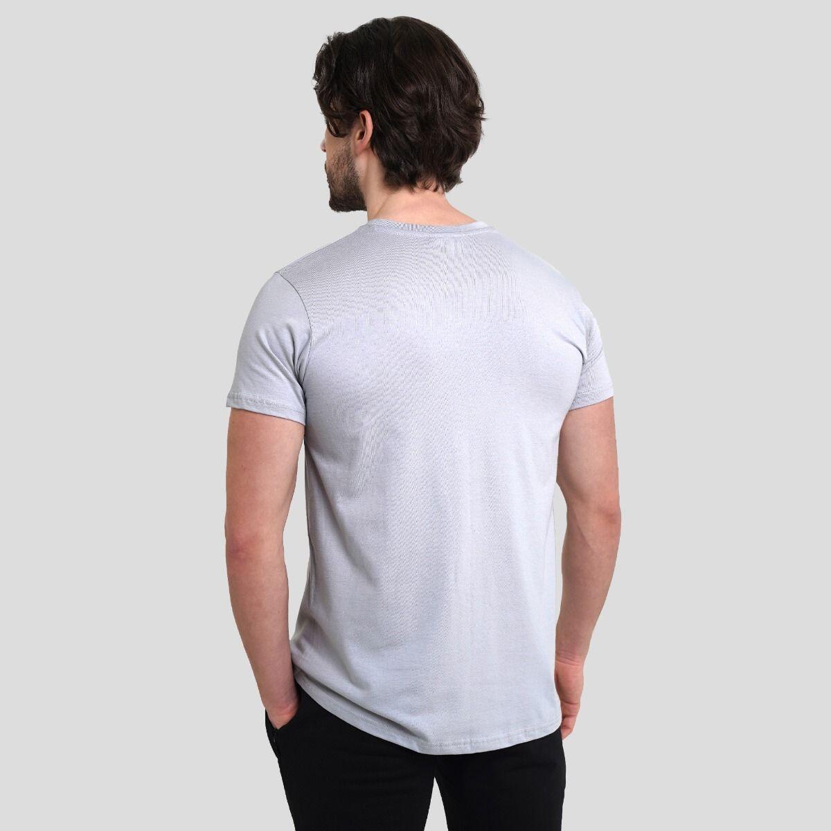 Uomo palestra maglietta cotone grigia Strength 3/5