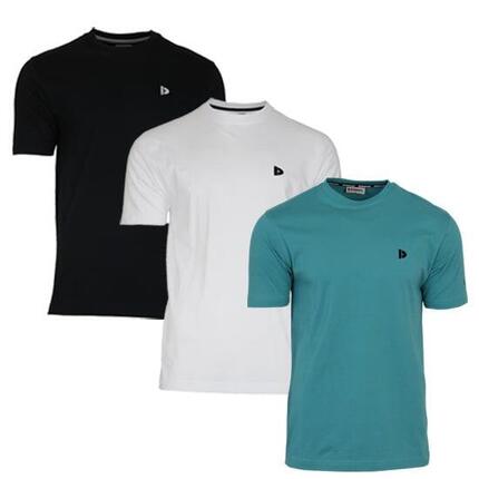 Lot de 3 t-shirts homme Vince à col rond, 60 % coton / 40 % polyester