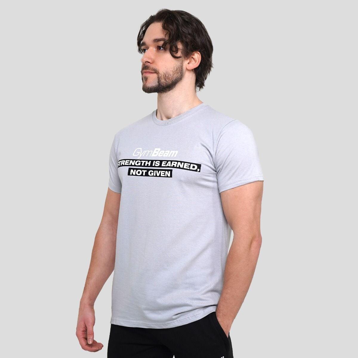 Uomo palestra maglietta cotone grigia Strength 2/5