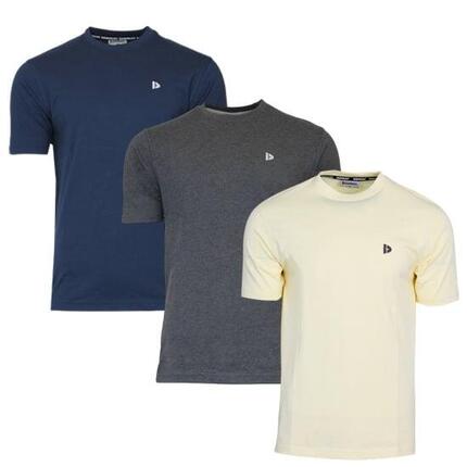 Lot de 3 t-shirts homme Vince, col rond, 100 % coton