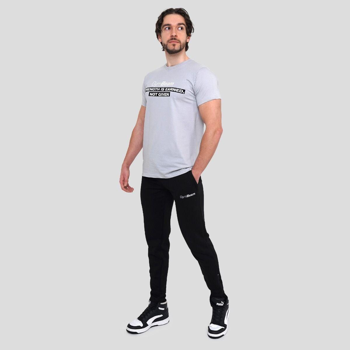 Uomo palestra maglietta cotone grigia Strength 4/5