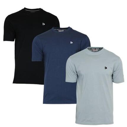 Lot de 3 t-shirts homme Vince à col rond, 60 % coton / 40 % polyester