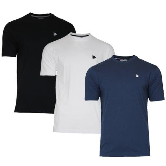 Lot de 3 t-shirts homme Vince, col rond, 100 % coton