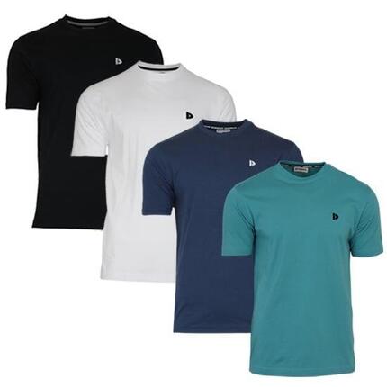 Lot de 4 t-shirts homme Vince, col rond, 100 % coton