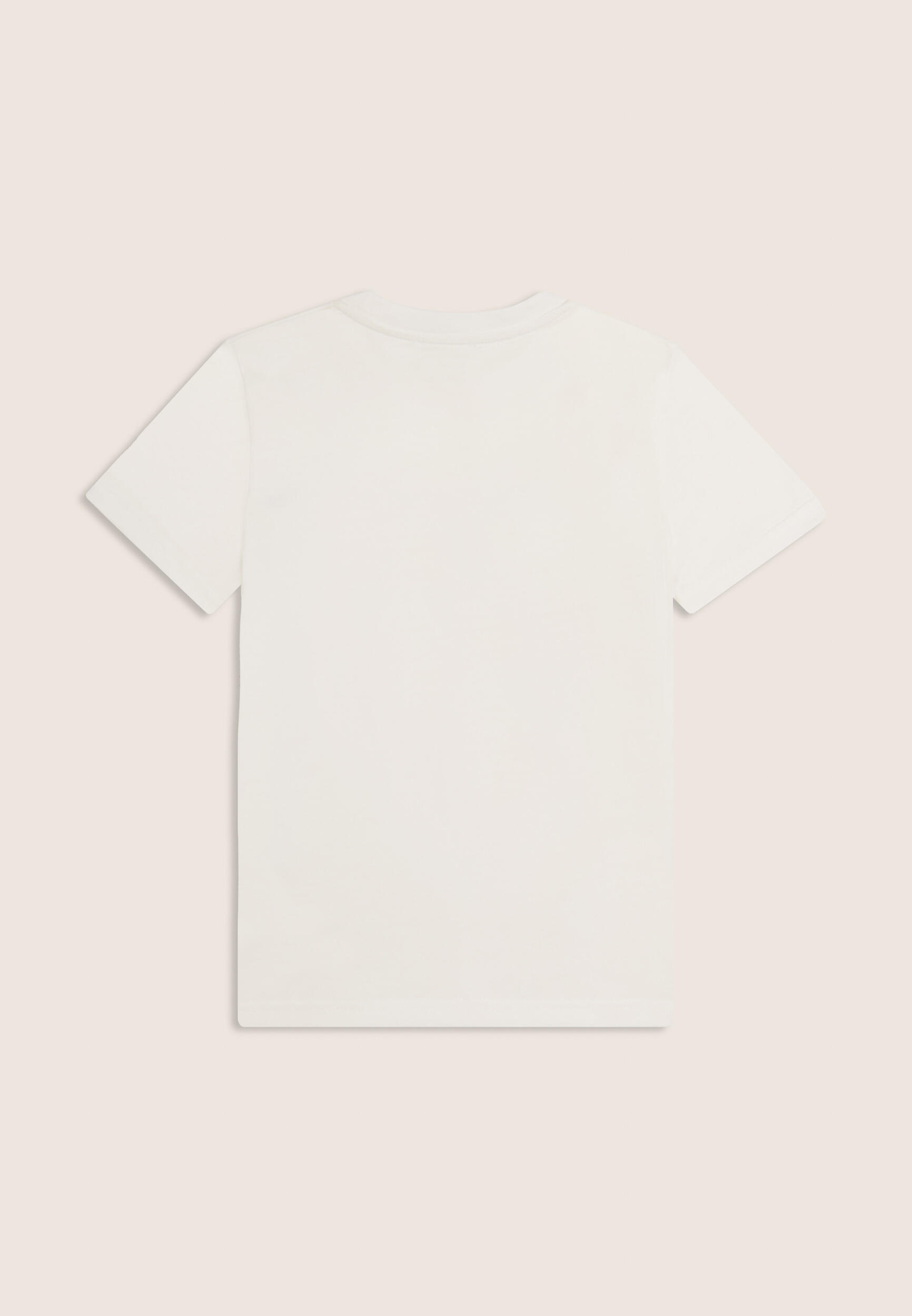 T-shirt Junior regular con maxi omino in pizzo e strass 2/3