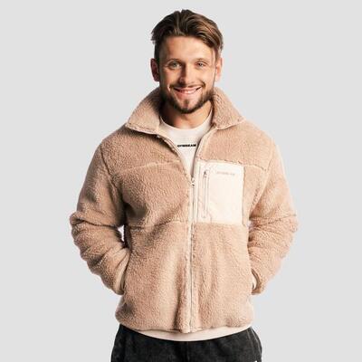 Uomo giacca calda crema Sherpa