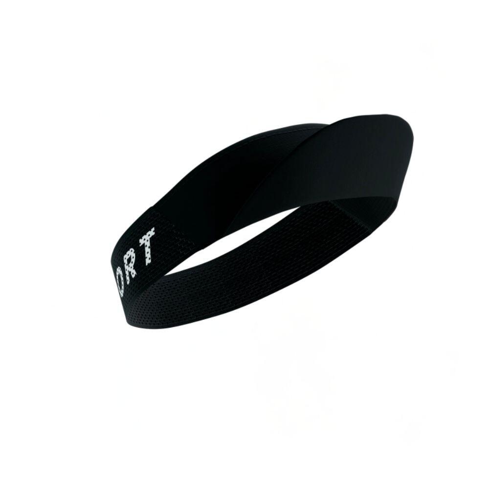Visera running Pro Racing Visor unisex Black running Unisex Negro Compressport 2/3