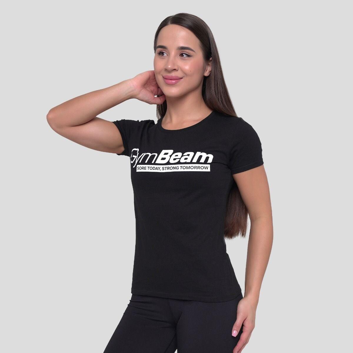 Donna t-shirt traspirante nera Strong Tomorrow 2/5