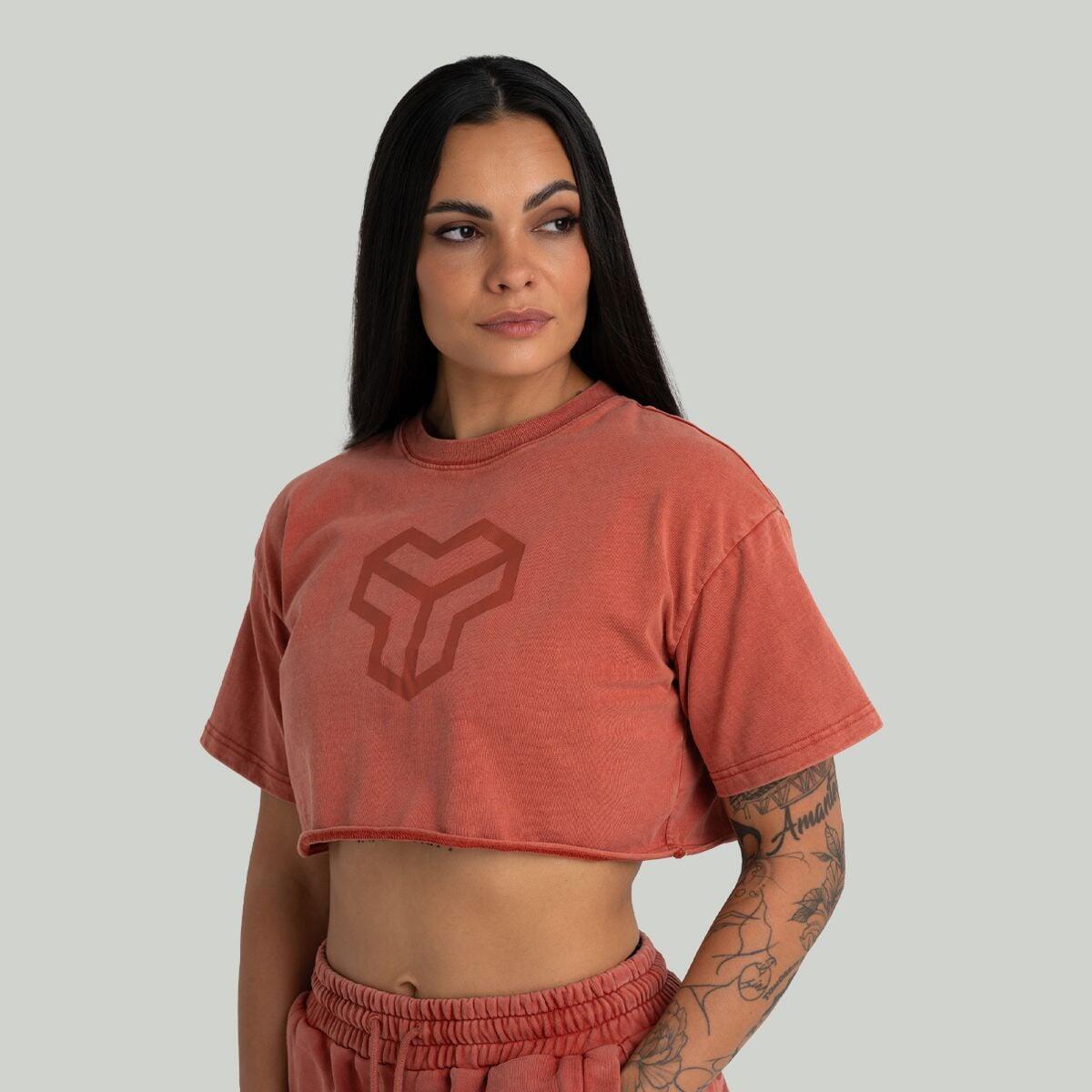 Donna crop top traspirante Terra 2/5