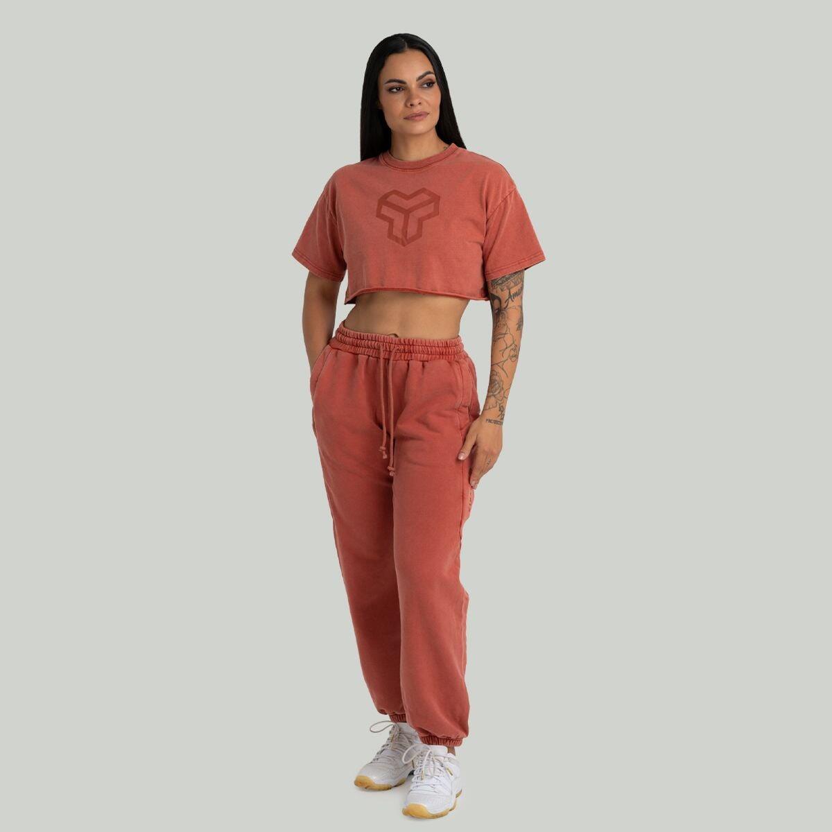 Donna crop top traspirante Terra 4/5
