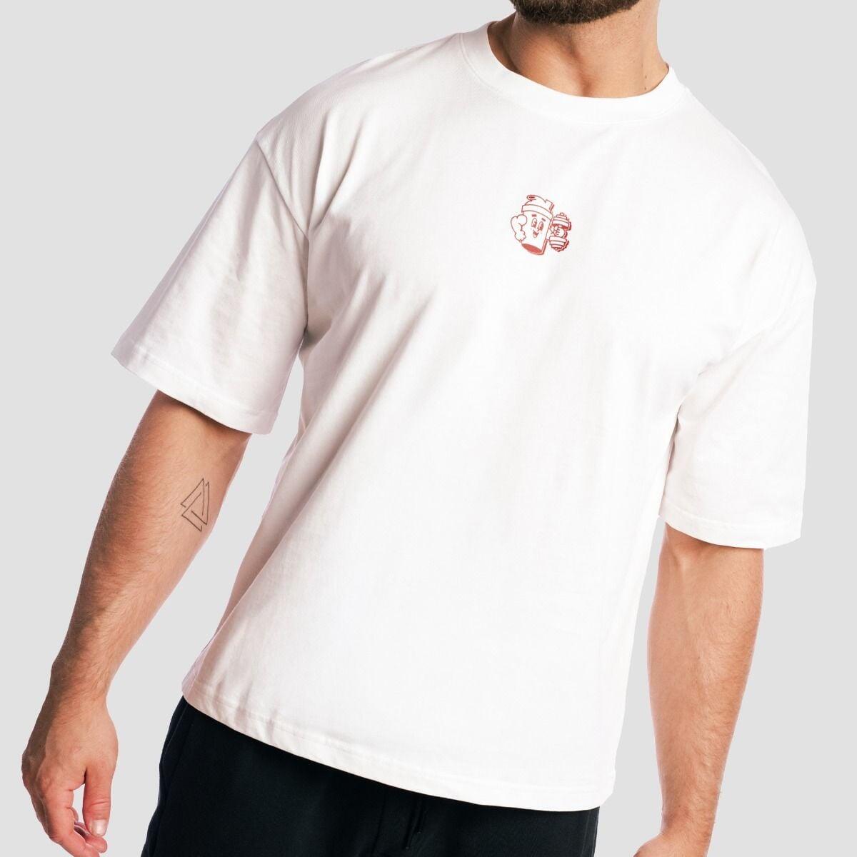 Uomo palestra t-shirt 230 GSM bianca Shaker 3/6