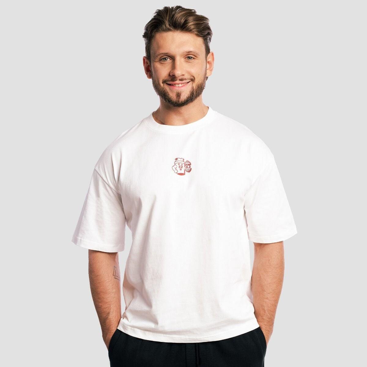 Uomo palestra t-shirt 230 GSM bianca Shaker 2/6