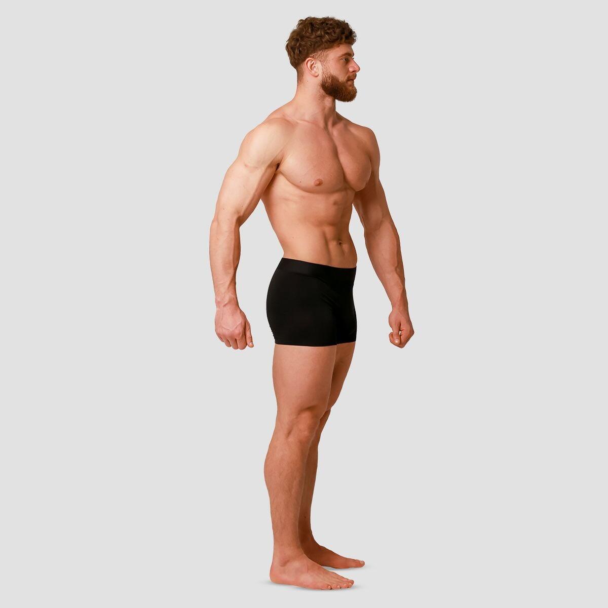 Uomo boxer traspiranti neri Soft 5/6