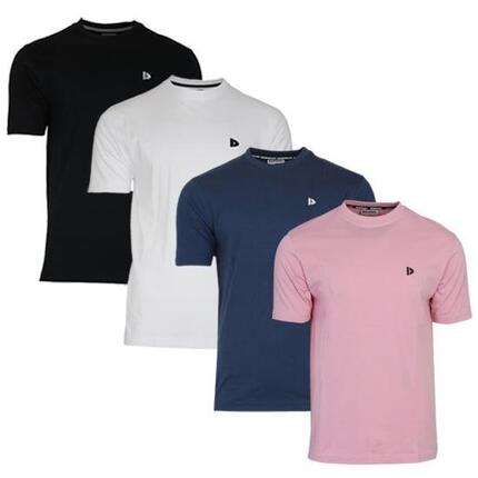 Lot de 4 t-shirts homme Vince, col rond, 100 % coton