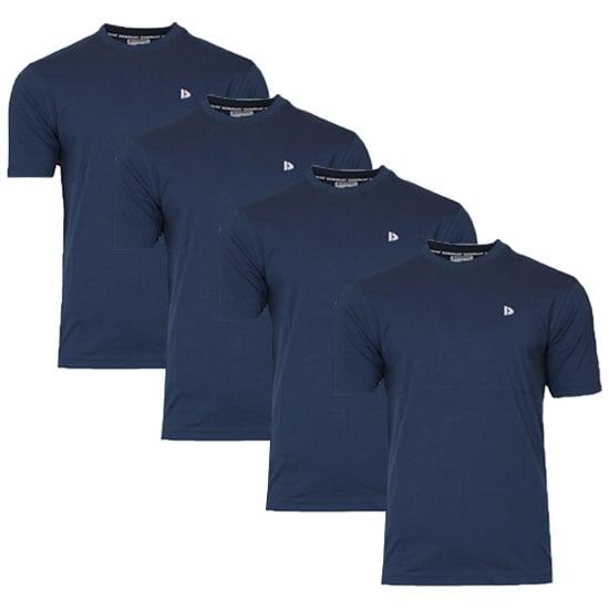 Lot de 4 t-shirts homme Vince, col rond, 100 % coton