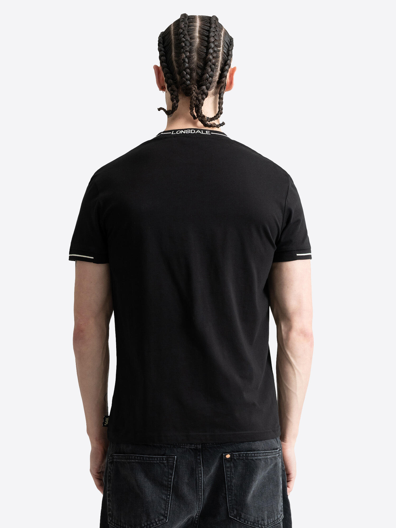 LONSDALE Heren-T-shirt normale pasvorm CUFFLEY 5/6