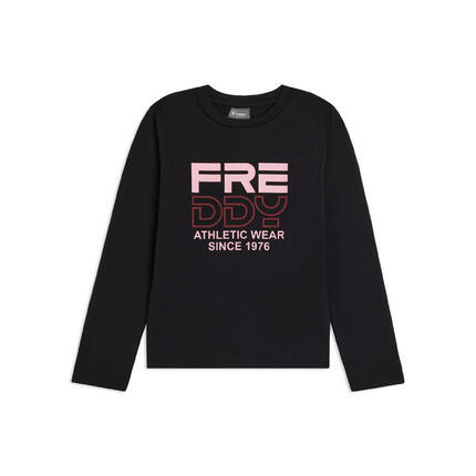 T-shirt junior à manches longues avec logo Athletic Wear