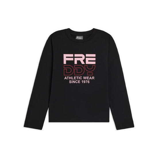 T-shirt junior à manches longues avec logo Athletic Wear