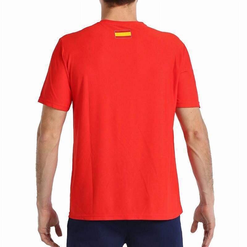 T-shirt Bullpadel Fang Spanish National Padel Team rosso XL 4/5