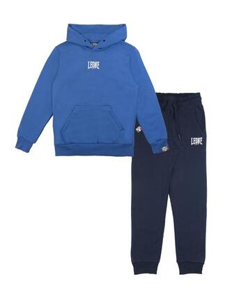 Leone 1947 Vintage-Winter-Trainingsanzug zum Überziehen mit Kapuze für Kinder